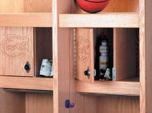 Football Wood Lockers