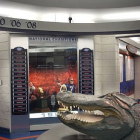 Football Wood Lockers and Trophy Cases