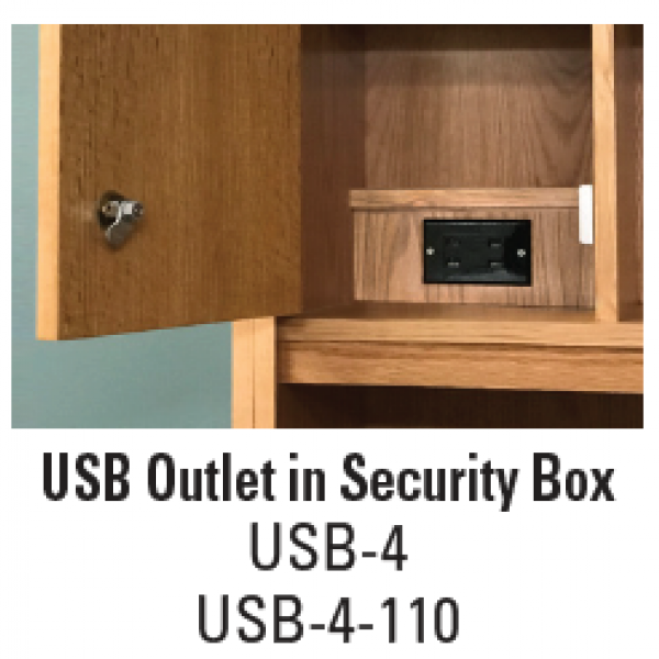 USB Outlet in Security Box 